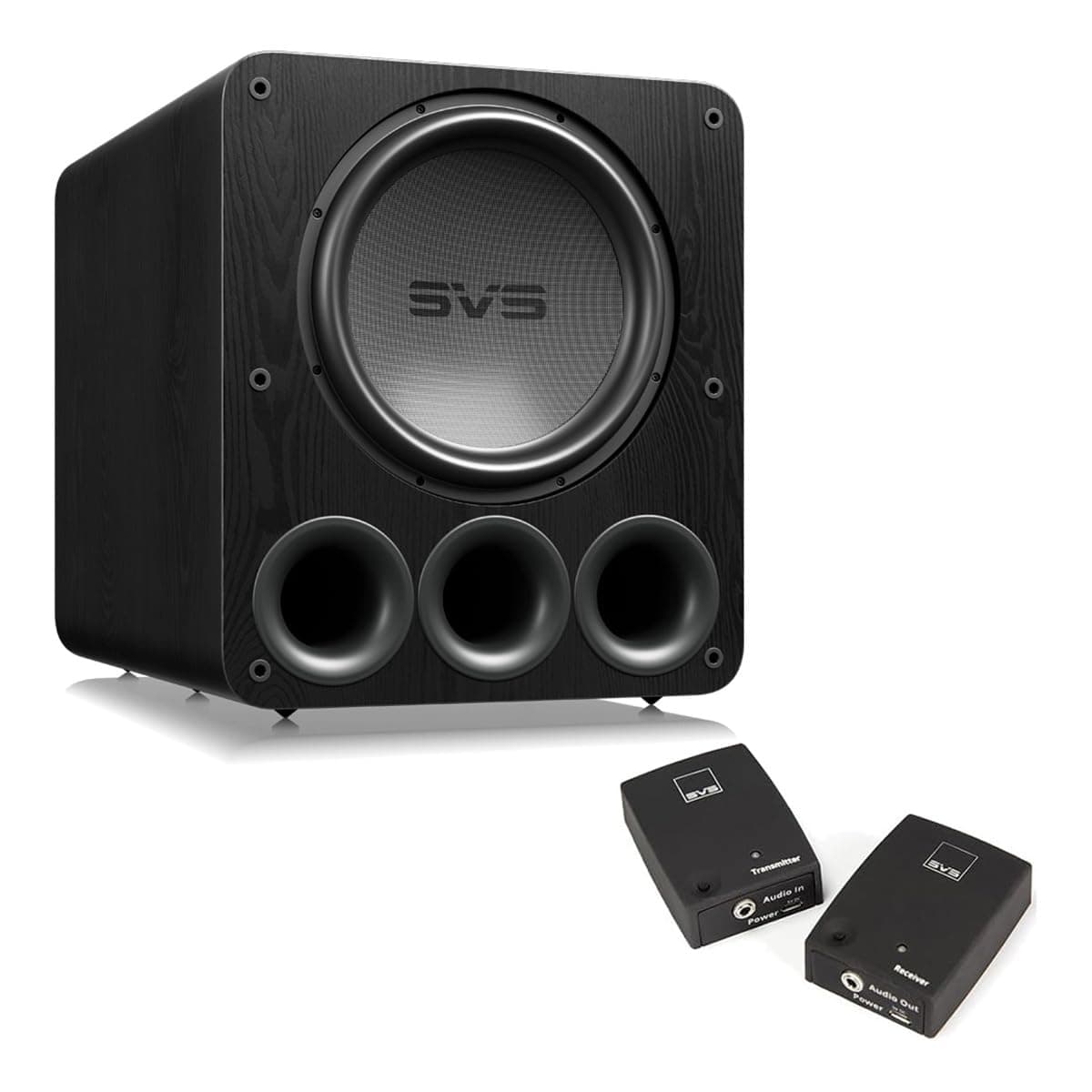 SVS PB-5000 15" Subwoofer Portado con SoundPath Wireless (Black Ash) PB5000BAWA
