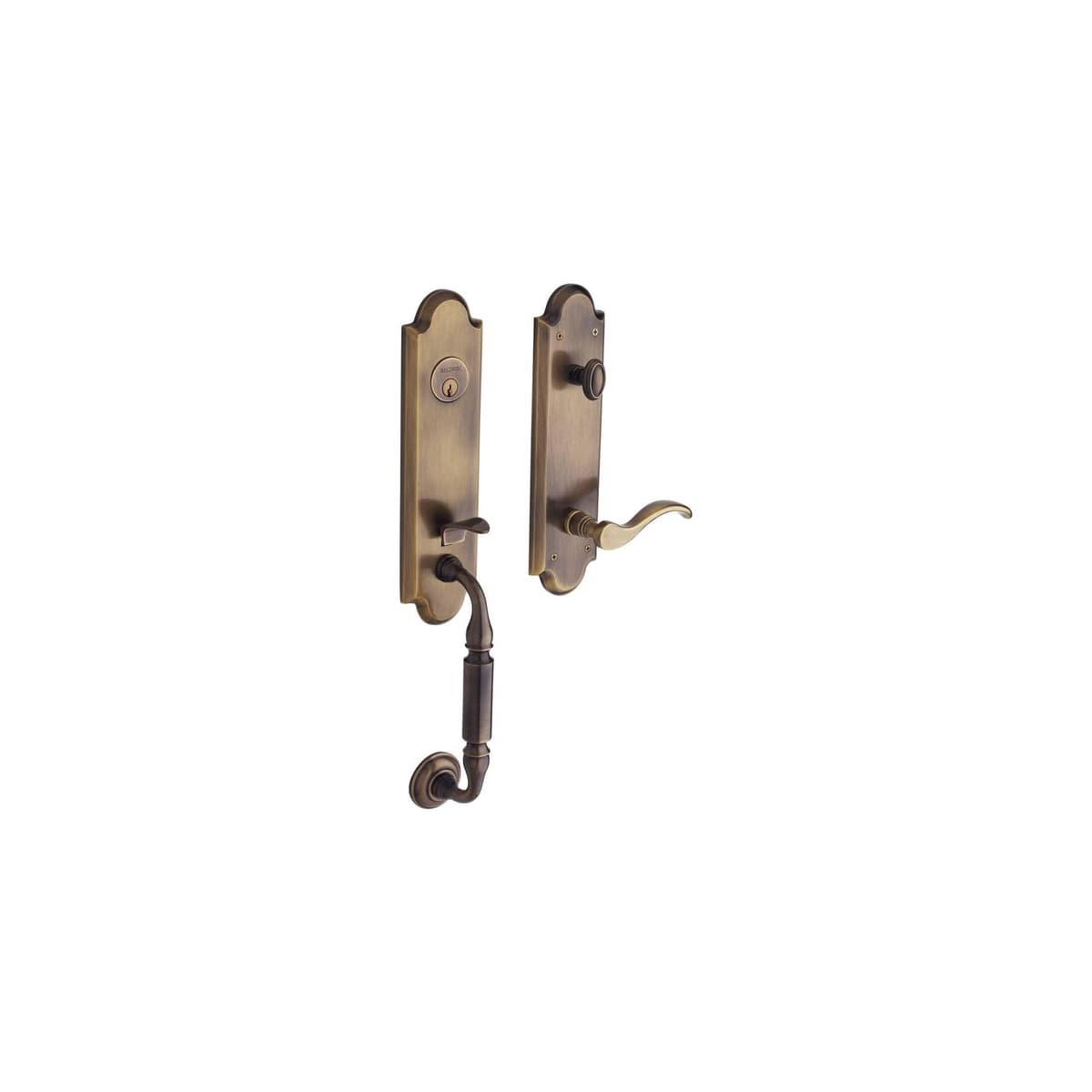 Baldwin Hardware 85350.050.RENT Juego de manija (Handle Set)