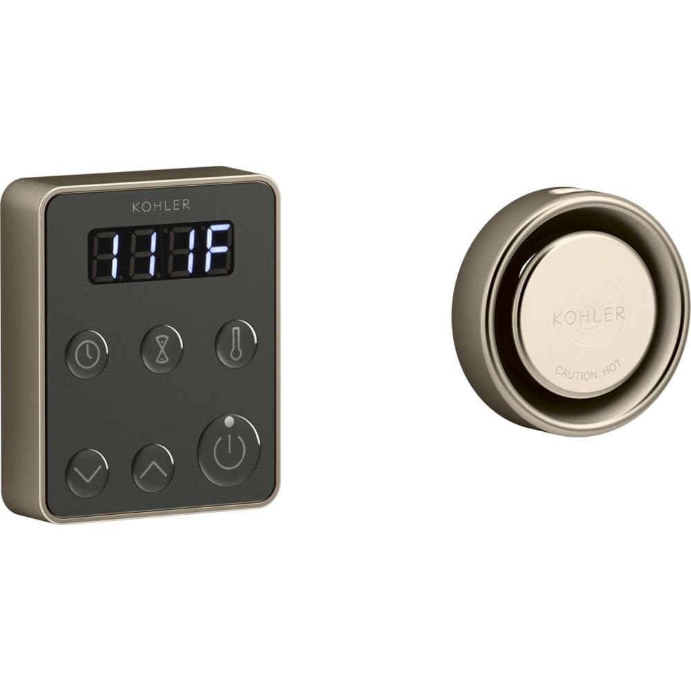 Kohler K-5557-BV Kit de Control para Generador de Vapor Serie Invigoration, Bronce Cepillado Vibrante