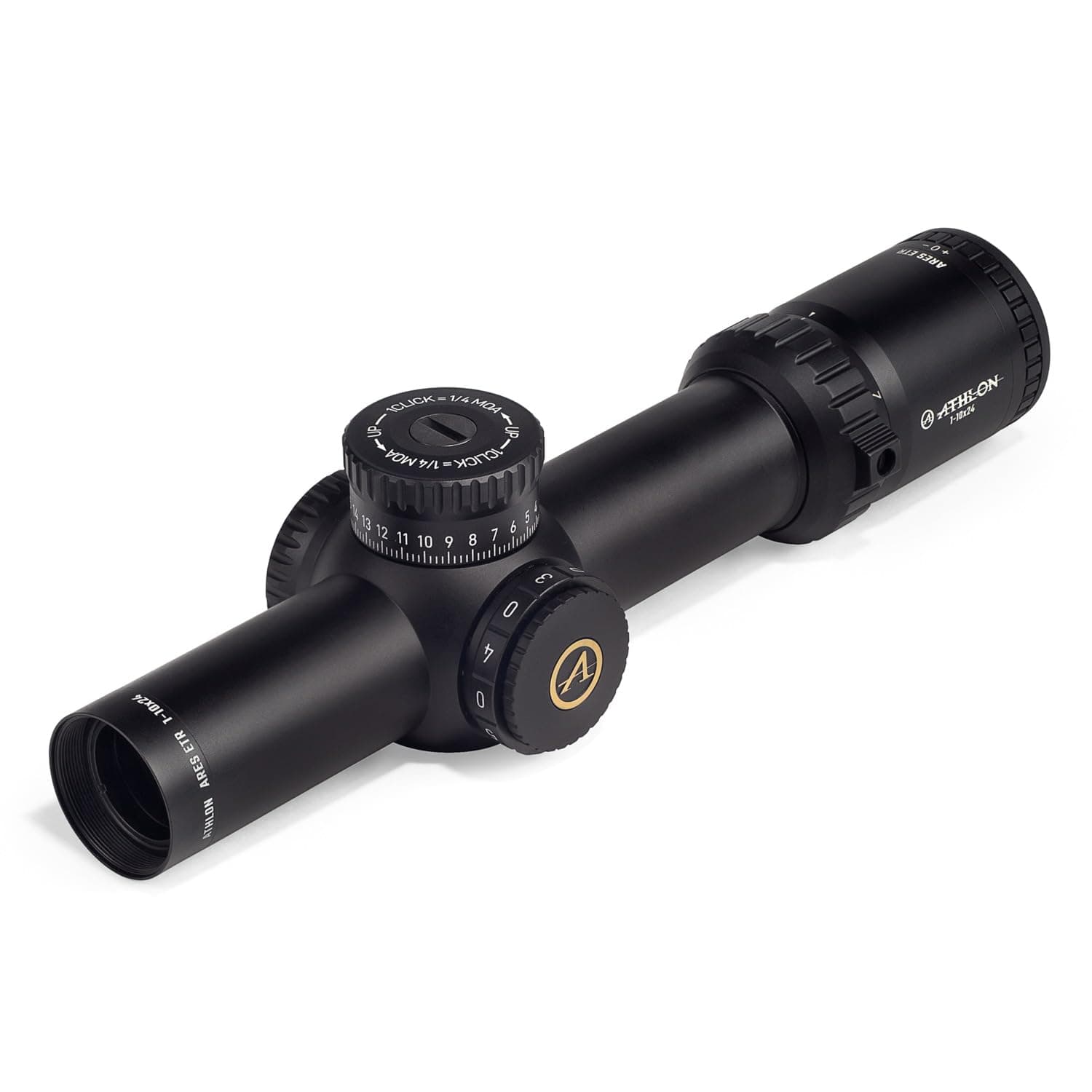 Athlon Optics Ares ETR 1-10x24 Riflescope ATMR2 FFP IR MOA Reticle 212103