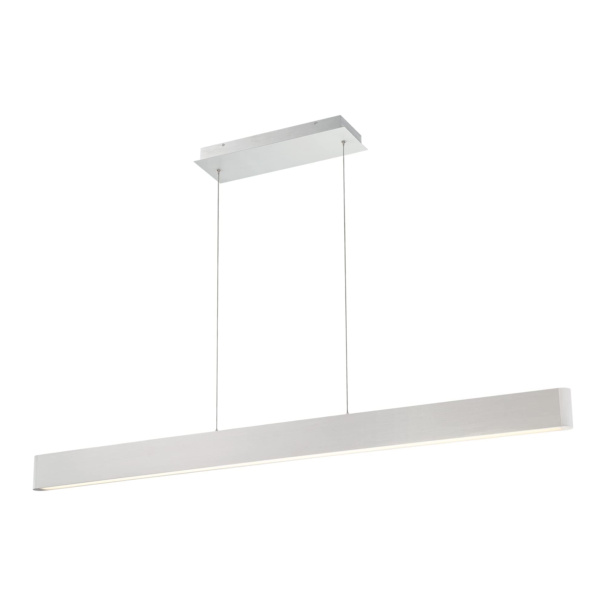 WAC Lighting dweLED Volo 54in LED Pendant 3000K Brushed Aluminum PD-22754-AL