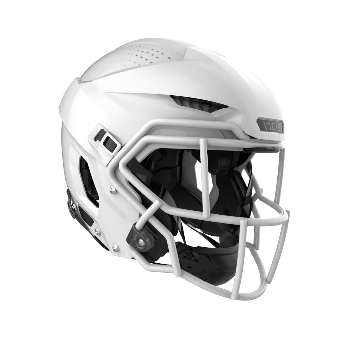 VICIS ZERO2 Casco de Fútbol Tipo Trench, SO-212E-S Con Protector Facial Adjunto, Blanco, Grande
