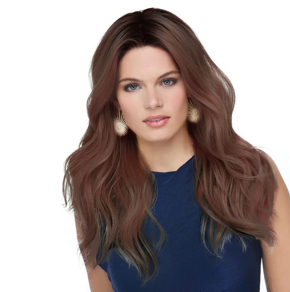 Hair u wear Raquel Welch STATEMENT STYLE Peluca Moderna de Capas Largas, Talla de Copa Petite, RL4/6 Black Coffee