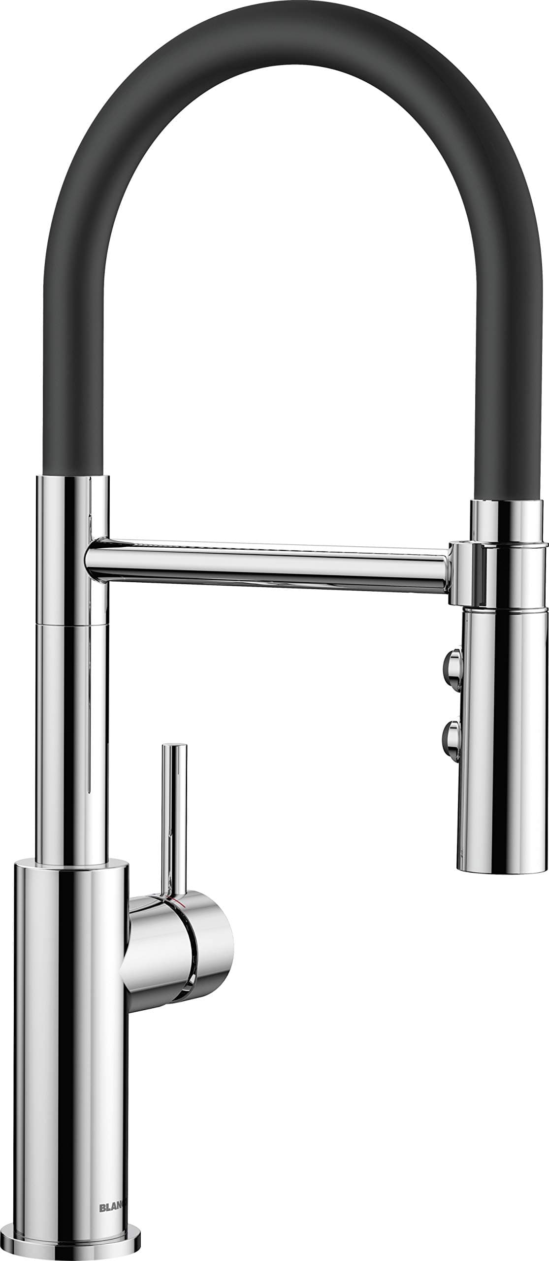 BLANCO CATRIS-S Flexo Grifería de Cocina Cromada con Manguera Negra Flexible 525791