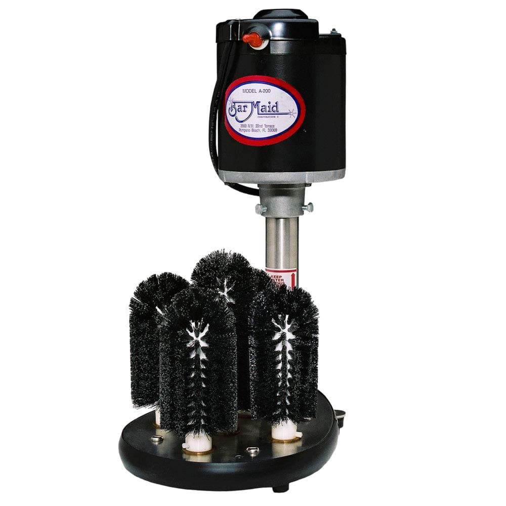 Bar Maid A-200 Lavadora eléctrica vertical de vasos con 5 cepillos