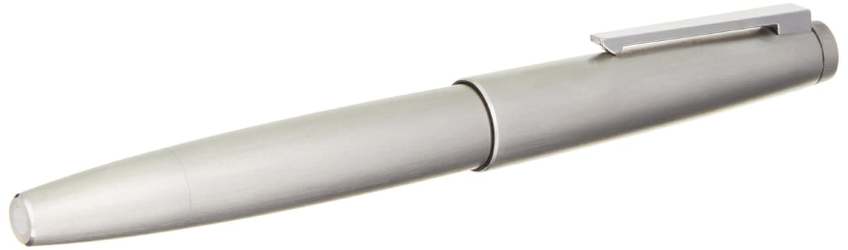 Lamy 2000 Pluma Estilográfica de Acero Inoxidable Cepillado Punta Extra Fina (L02MEF)