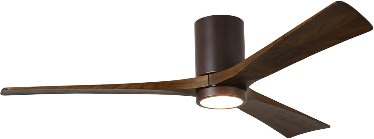 Matthews IR3HLK-TB-WA-60 Irene Ventilador de Techo 60" Flush Mount con Luz y Control Remoto IR3HLK-TB-60