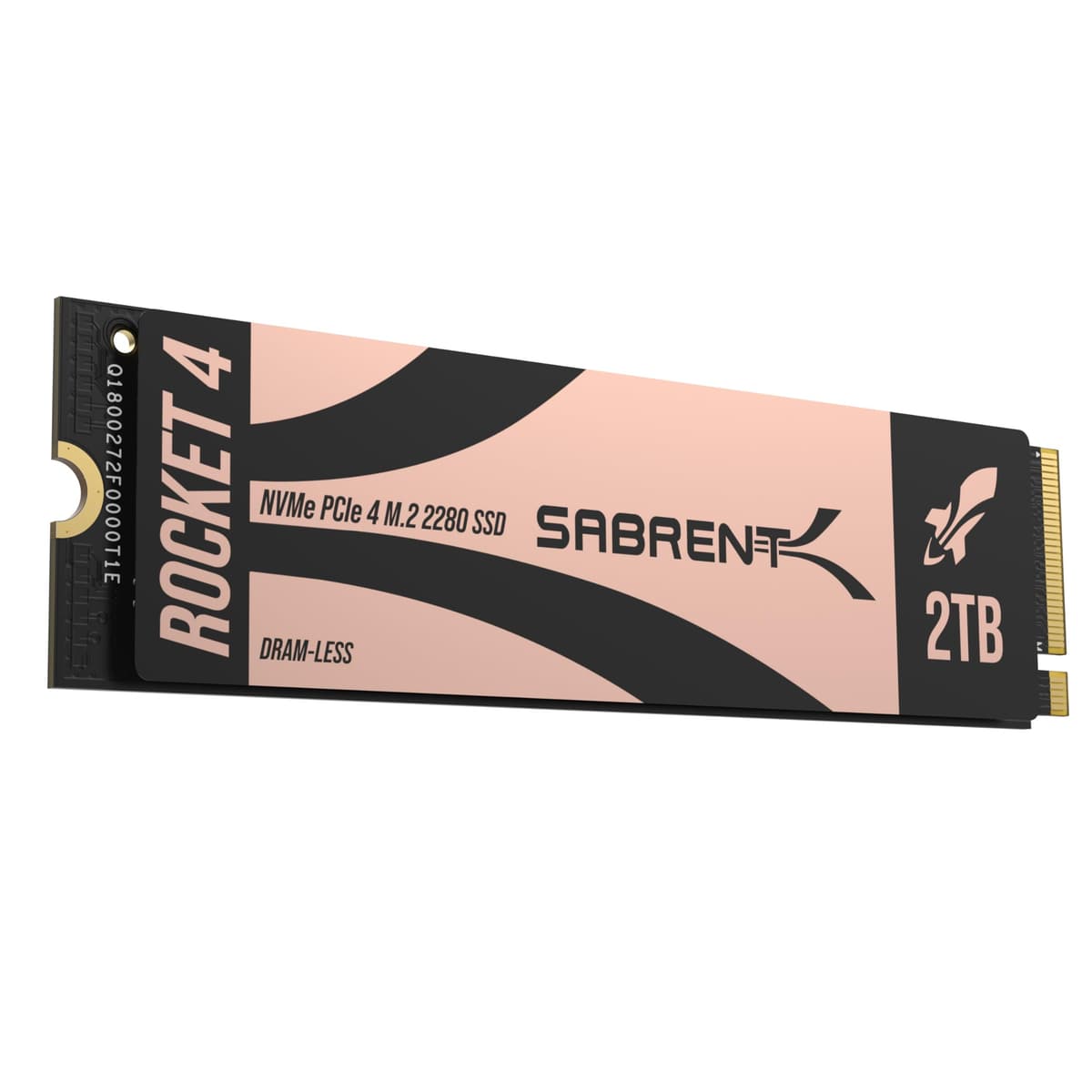SABRENT Rocket 4 2TB NVMe SSD PCIe Gen4 M.2 2280 Unidad de Estado Sólido Interna Hasta 7450MB/s Lectura 6400MB/s Escritura para PS5 Escritorio Portátil Gaming Almacenamiento de Alta Velocidad Baja Temperatura (SB-RKT4L-2TB)