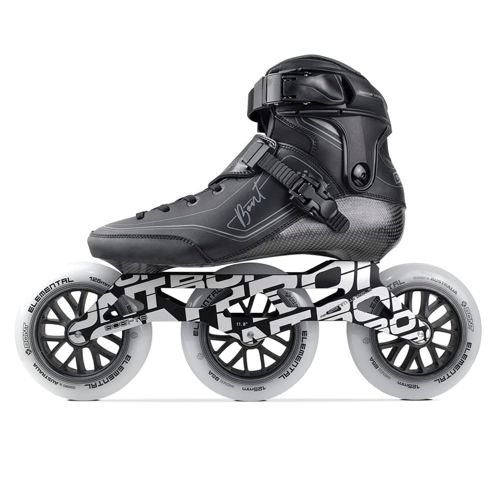 Bont Semi Race III Patines Inline 2PF Unity 11.8" + Ruedas 125mm Elemental ABEC7 Negro 5.5