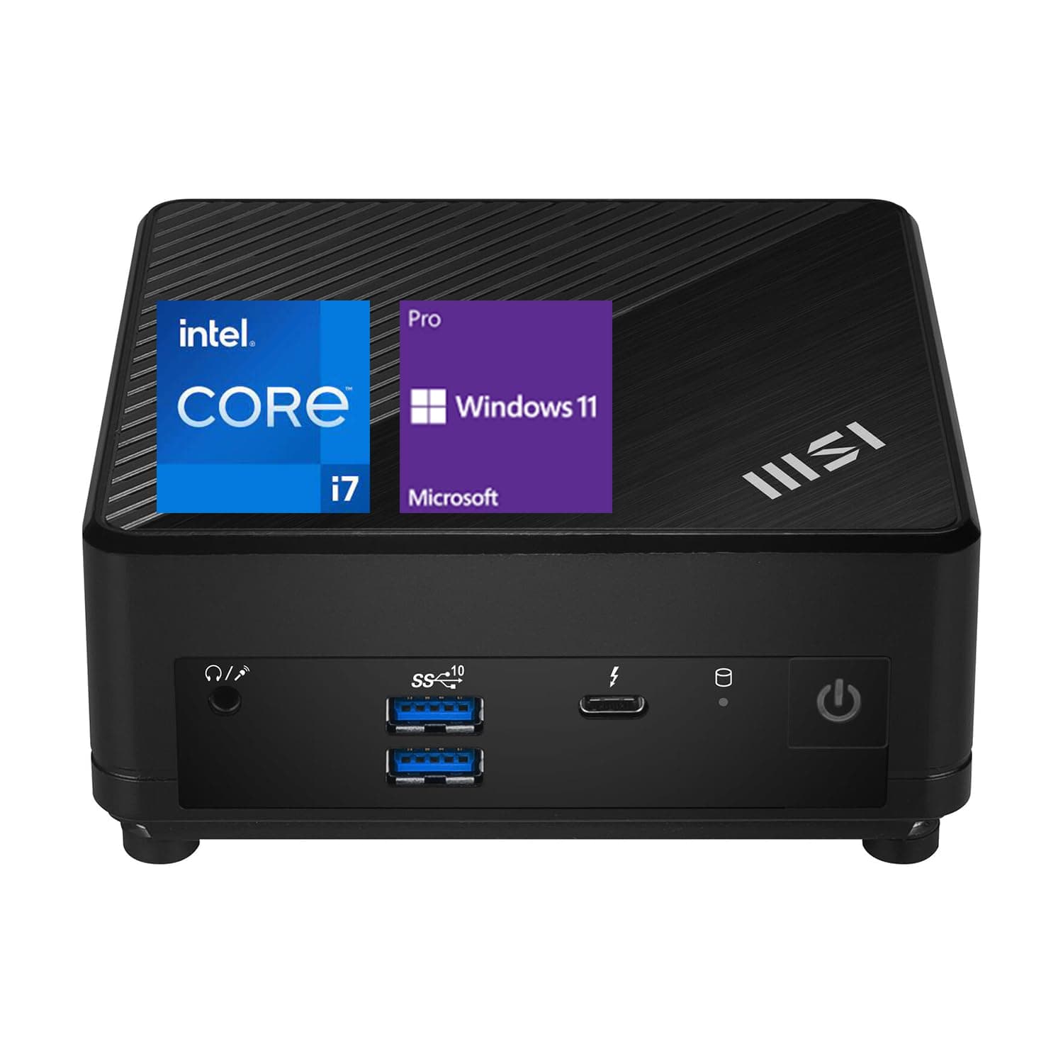 msi Cubi B0A8 Premium Desktop Compacto con Intel i7-1255U, 32GB RAM y 2TB SSD Cubi N ADL