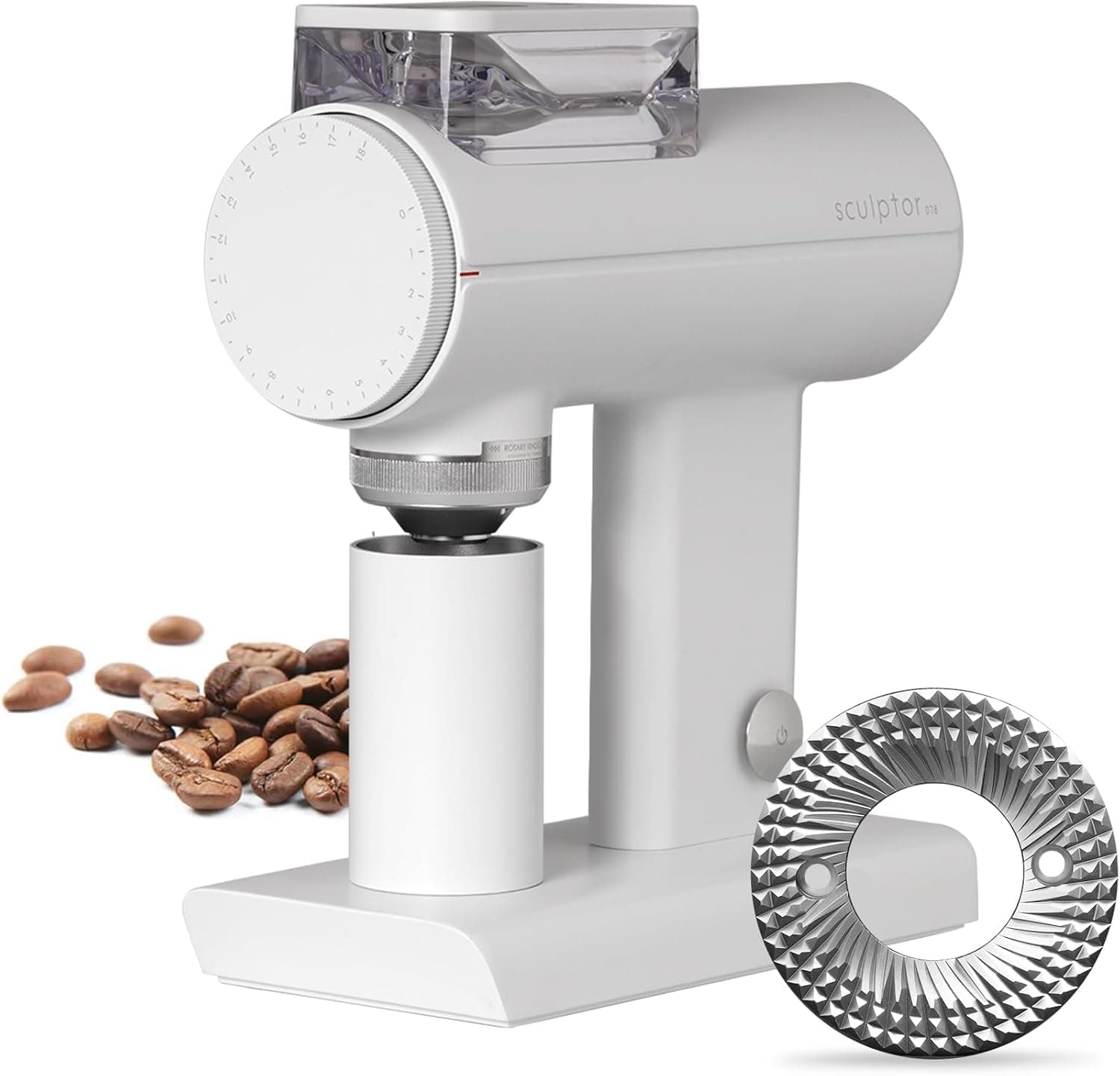TIMEMORE Sculptor 078S Molinillo de café eléctrico - Blanco