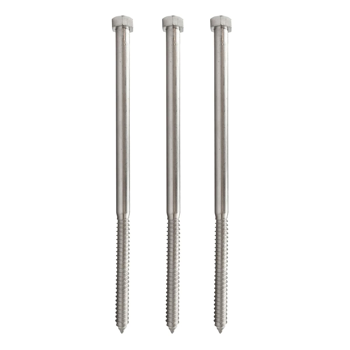 Conquest Lag Bolt 3/4" x 16" Hex Head, 18-8 Stainless Steel, 10 pack LB4SS-34X16-10PK