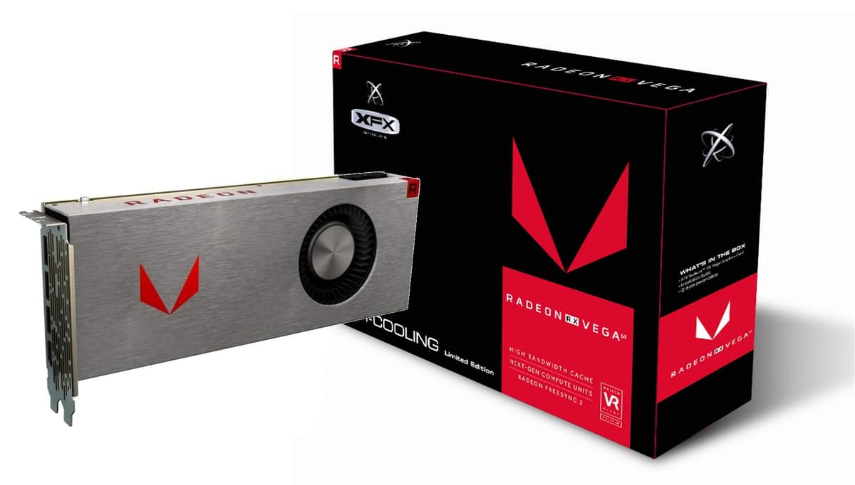 XFX Radeon RX Vega 64 8GB HBM2 3xDP HDMI Tarjeta Gráfica RX-VEGMTSFX6
