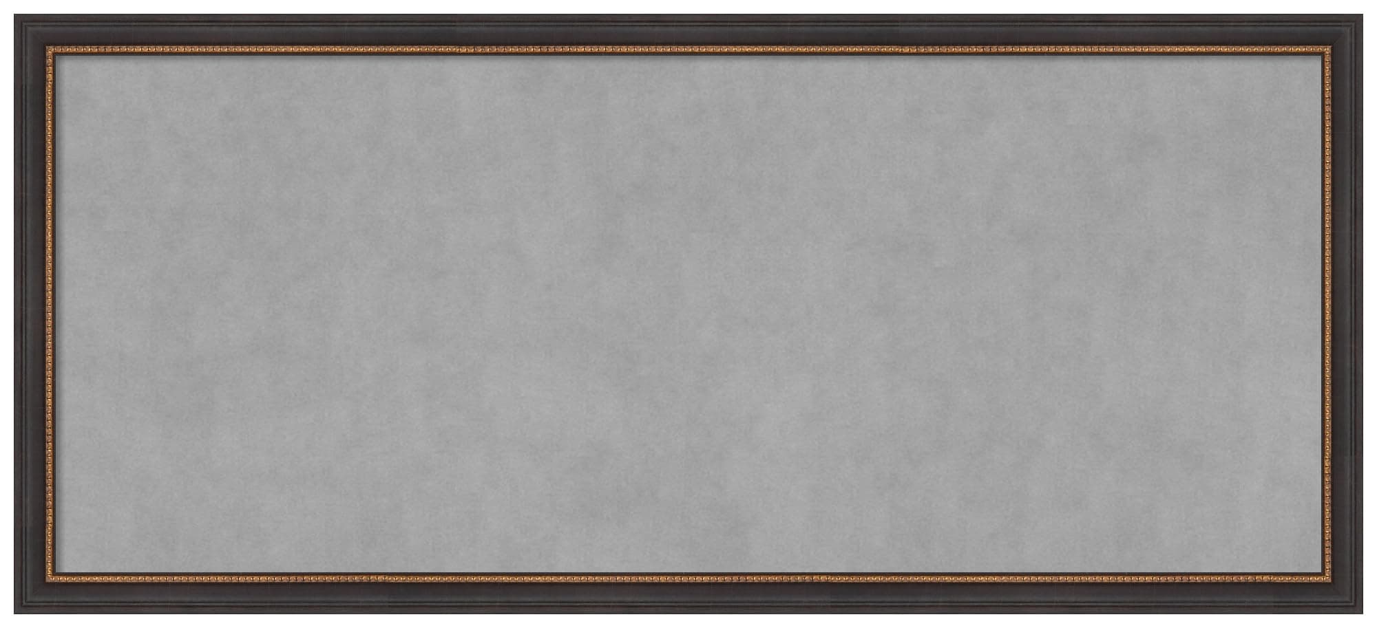 Tablero magnético enmarcado Amanti Art Ashton Black 51x23 Oversize 28588191829