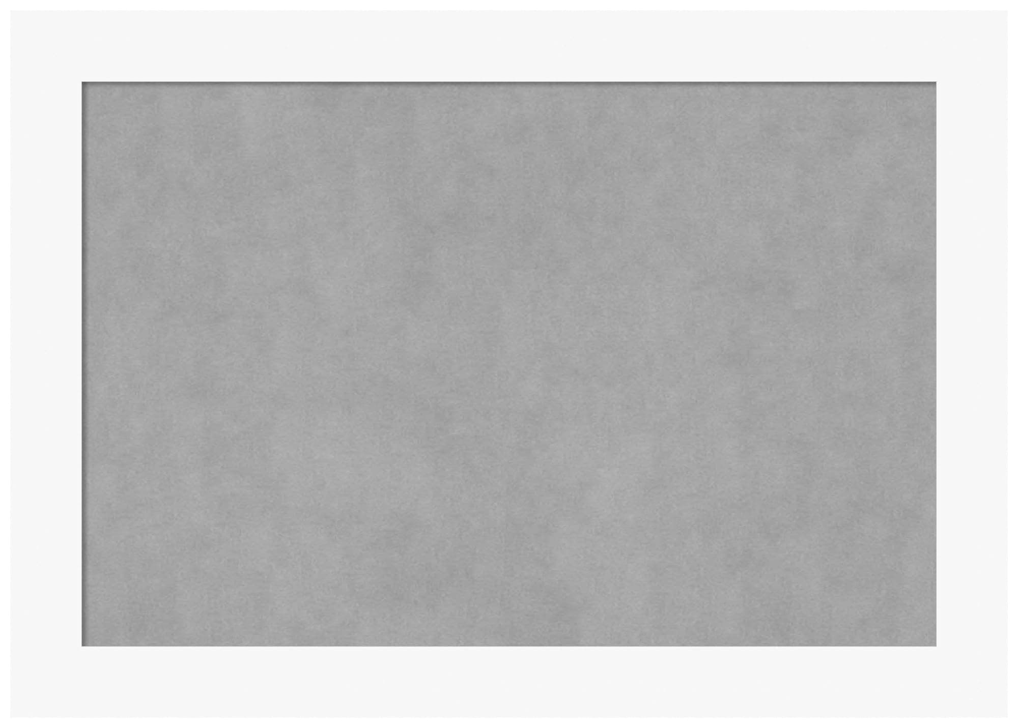 Amanti Art Marco Basic White 41x29 Pizarra Magnética Grande 28588289106