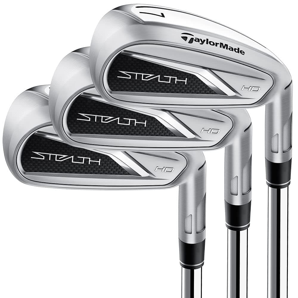 TaylorMade Stealth HD juego de hierros 5-PW/AW para diestros, Flex Regular V9836907
