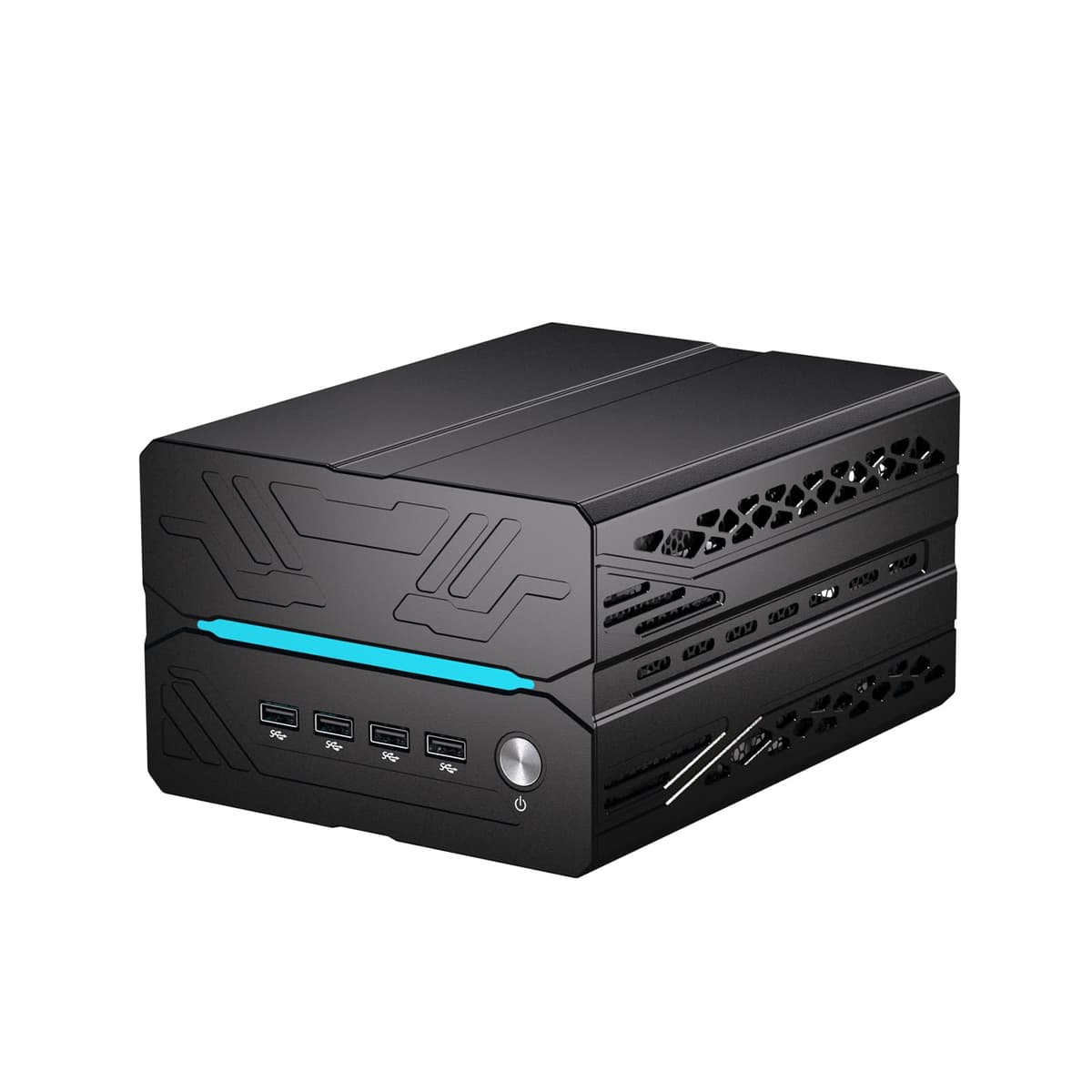 msecore Mini PC MV10 - Intel Core i9-14900F, 64GB DDR5, 1T PCIe 4.0, RTX 5060 8GB, Wi-Fi 6e, Windows 11 Pro