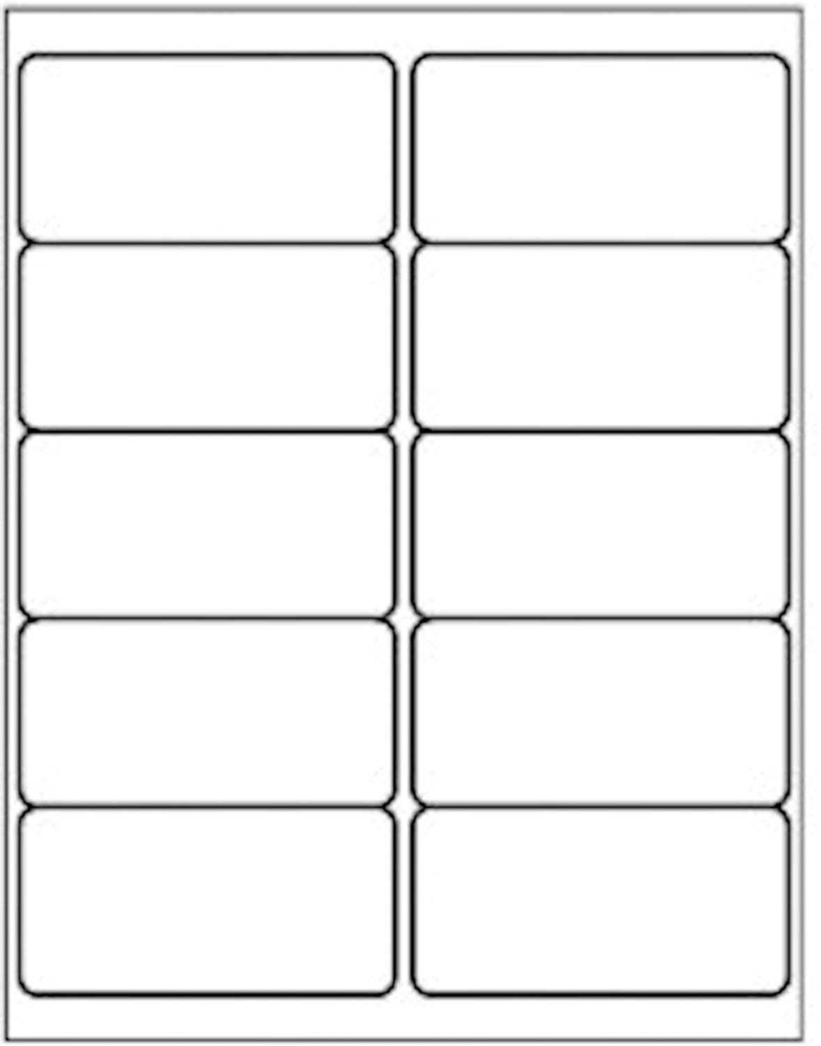 BESTEASY Etiquetas de dirección 2" x 4" - 8000 hojas (80000 etiquetas) SL-10up-8000