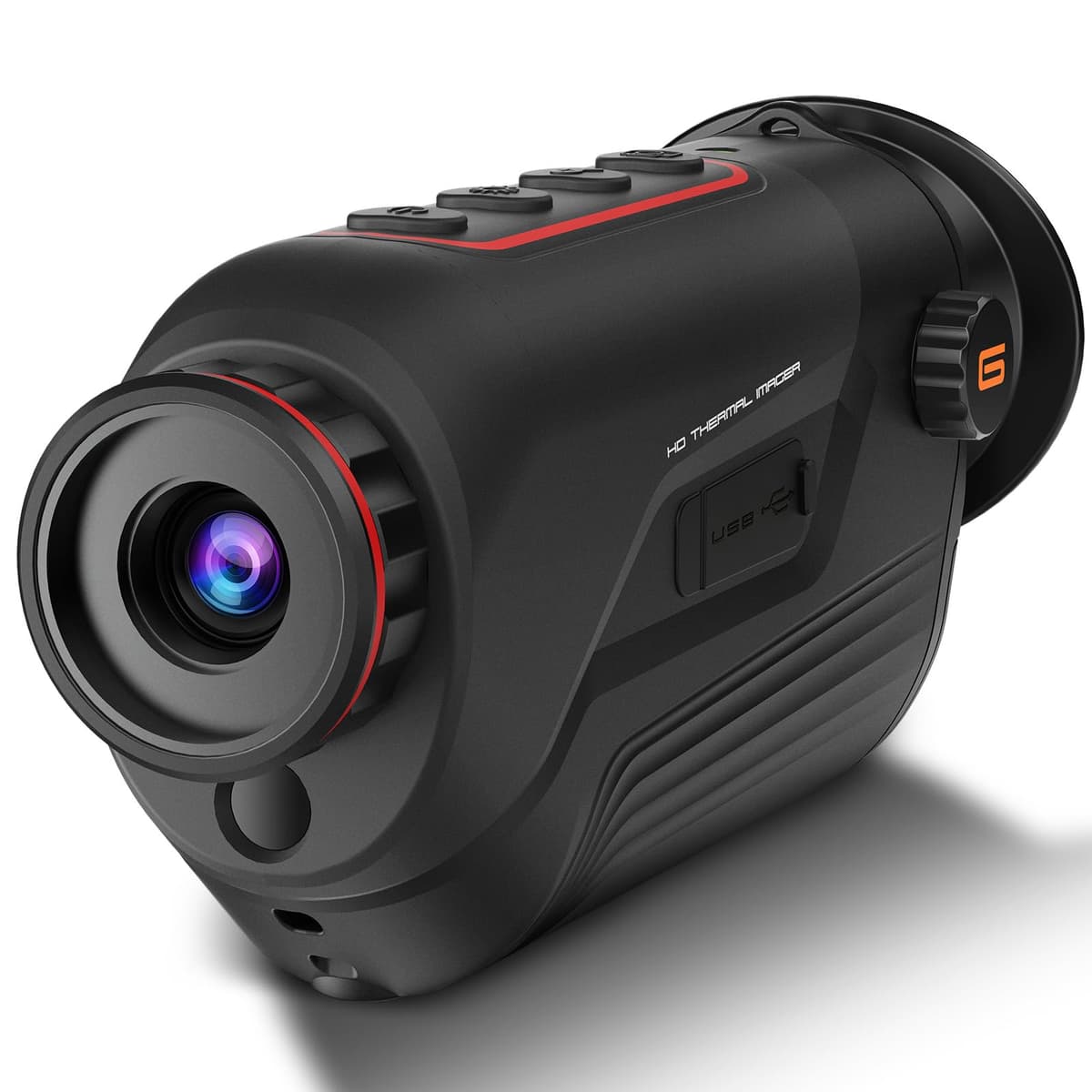 Monocular Térmico GOYOJO 384×288 (50Hz) con Lente 25mm, Guantes Térmicos para Caza y Vigilancia G325-AU