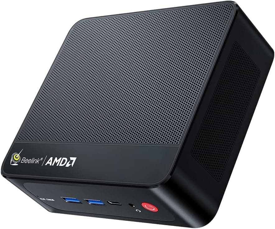 Beelink SER5 Mini PC W11 Pro, AMD Ryzen 5 5500U (6 núcleos/12 hilos hasta 4 GHz), 32 GB DDR4,500 GB NVMe SSD, gráficos 7 núcleos 1800 MHz, Wi-Fi 6/BT5.2/LAN 2.5G/Triple pantalla Mini PC