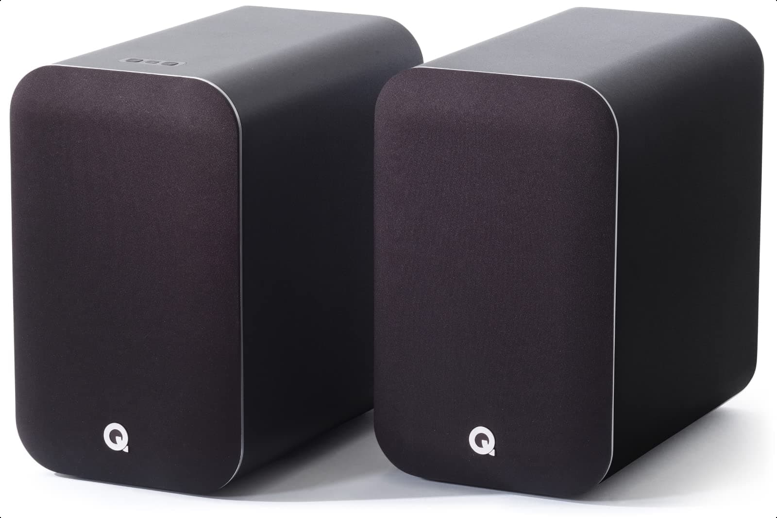Q Acoustics M20 Par de parlantes Bluetooth HD inalámbricos (Black)