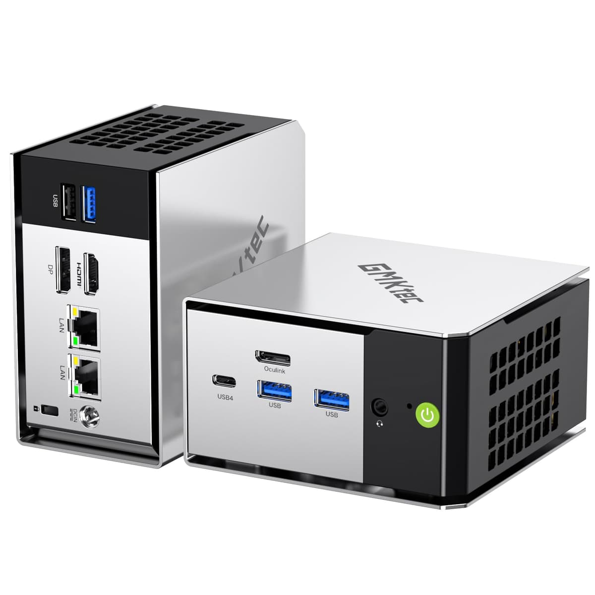 GMKtec Mini PC M8 con AMD Ryzen 5 PRO 6650H, 16GB LPDDR5, 512GB NVMe, Dual 2.5GbE, USB4, Oculink