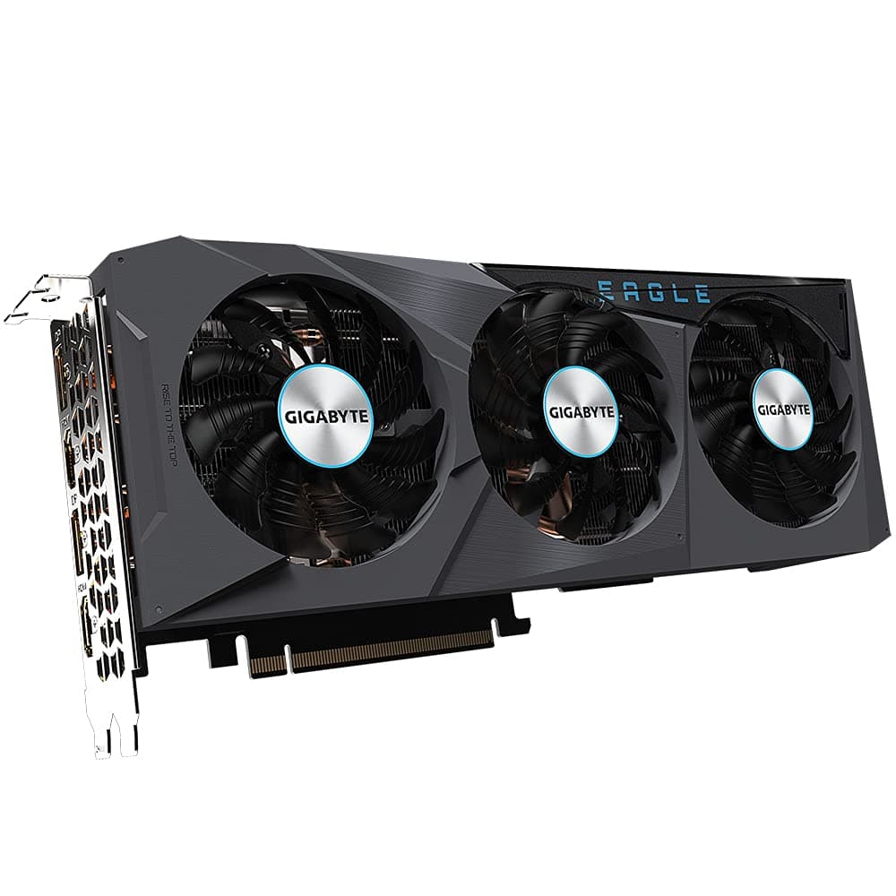 GIGABYTE GeForce RTX 3070 Ti Eagle OC 8G Tarjeta Gráfica, Sistema de Refrigeración WINDFORCE 3X, 8GB 256-bit GDDR6X, Tarjeta de Video GV-N307TEAGLE OC-8GD