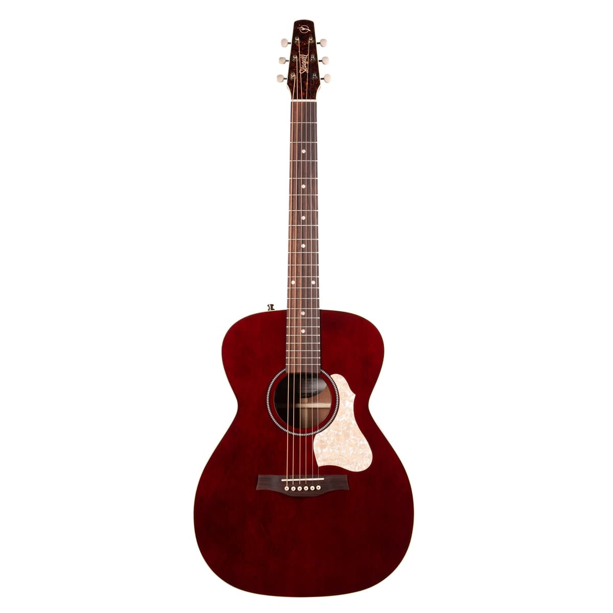 Seagull M6 Ltd Ruby Red Guitarra Acústica Concert Hall con preamplificador Fishman y funda 052424