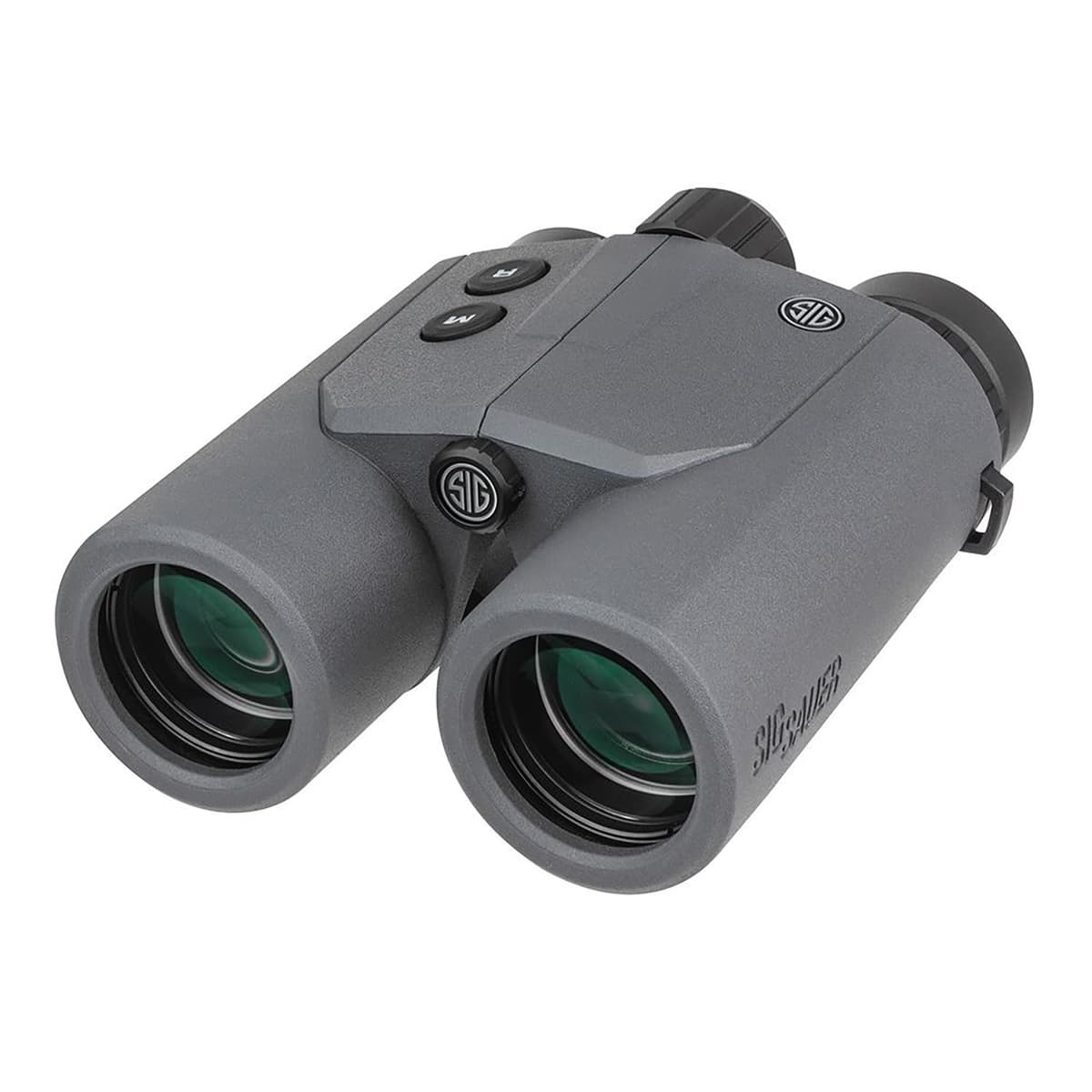 Binoculares SIG SAUER Canyon 10x42mm con Rango Láser, Pantalla Iluminada Antirreflejo, Precisión, Versatilidad y Enfoque para Caza, Gris SOKCN101