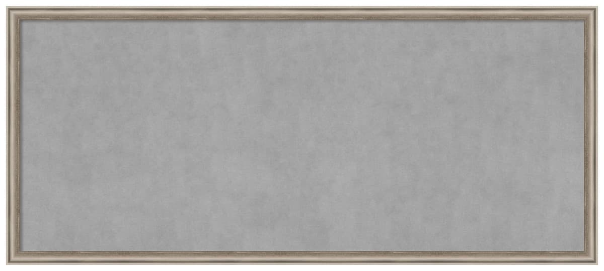 Amanti Art Magnetic Board enmarcada Salon Scoop Pewter 22 x 50 pulgadas 28588291108