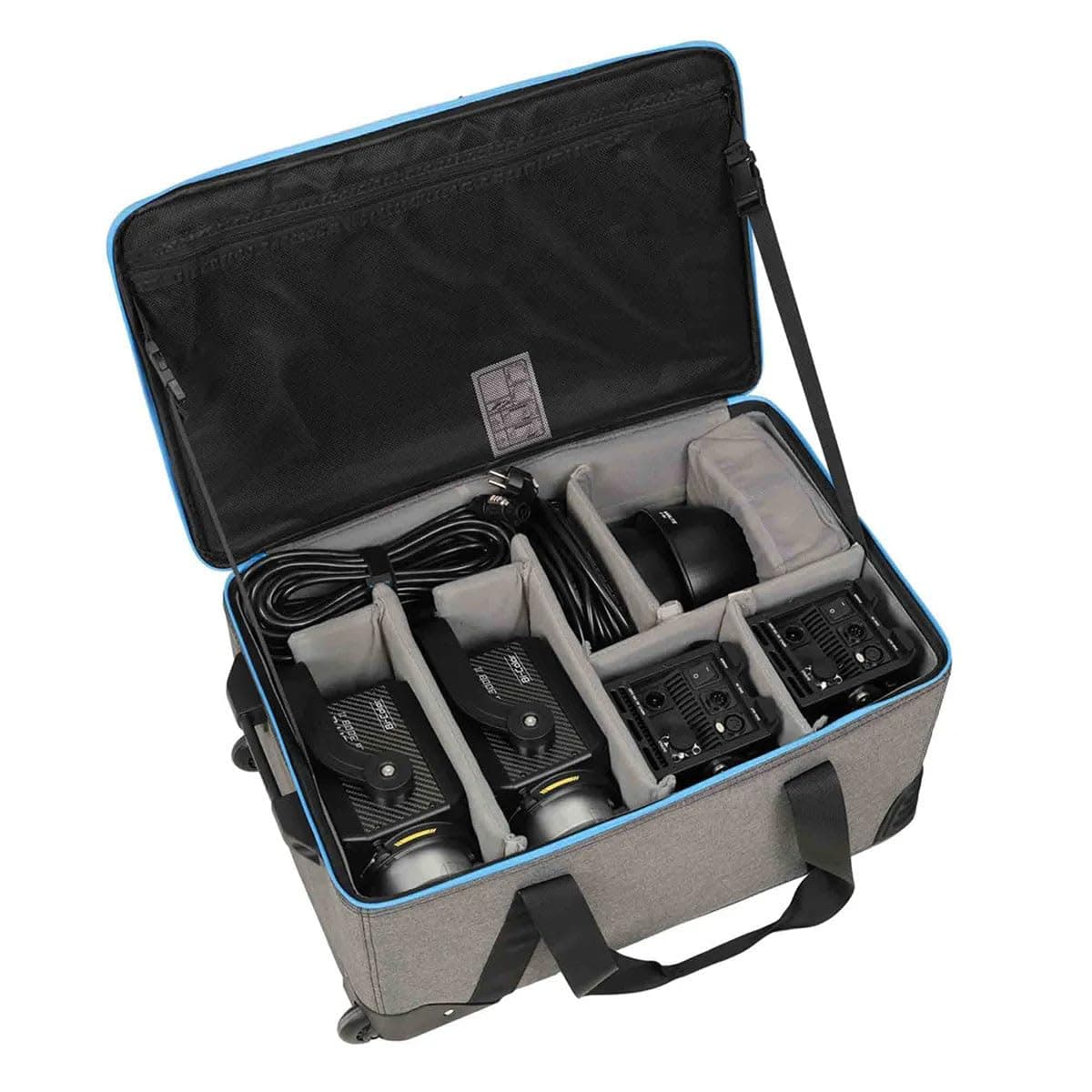 NANLITE Forza 300B II Kit Bi-Color LED Spot con Estuche y Reflector FORZA300B2KIT