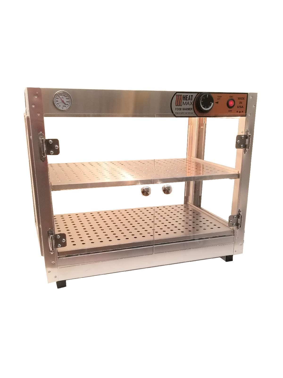 Calentador exhibidor HeatMax 24x15x20 para pizza y alimentos, comercial 241520