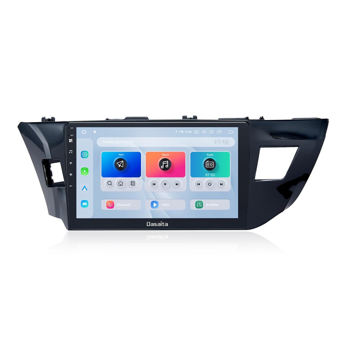 Dasaita Radio Android 13 para Toyota Corolla 2014-2016, 10.2" inalámbrico Android 13 Car Stereo
