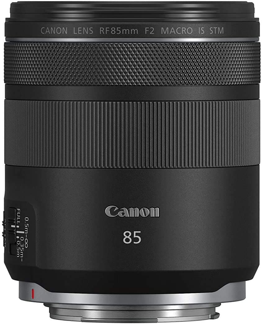 Canon RF 85mm F2 Macro lente IS STM compacto medio-telefoto negro (4234C002) (Reacondicionado)
