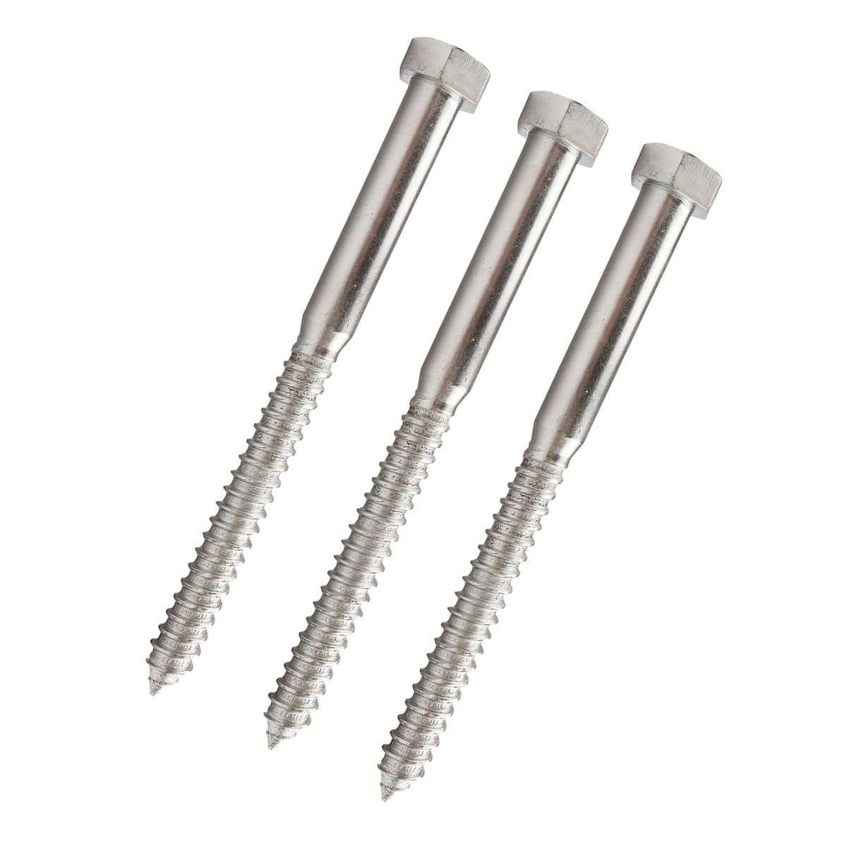 Conquest Lag Bolt 5/8" x 7-1/2" Hex Head, 316 Acero Inoxidable, Pack de 25 LB6SS-58X712-25PK