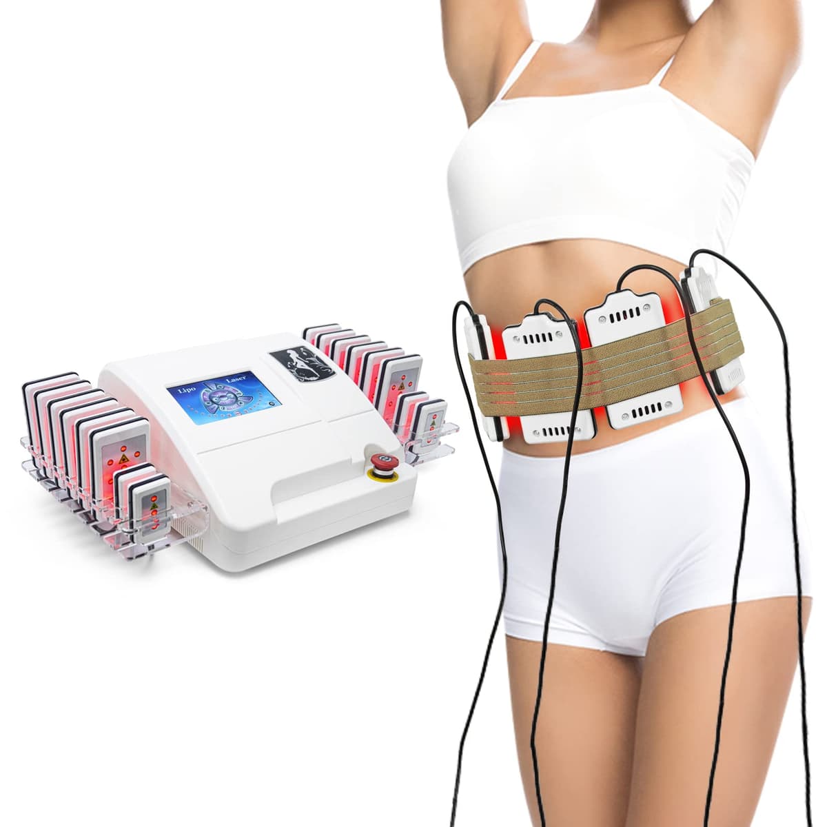 Elitzia ETMS Máquina de Adelgazamiento y Reducción de Celulitis Láser Slimming (12+4)
