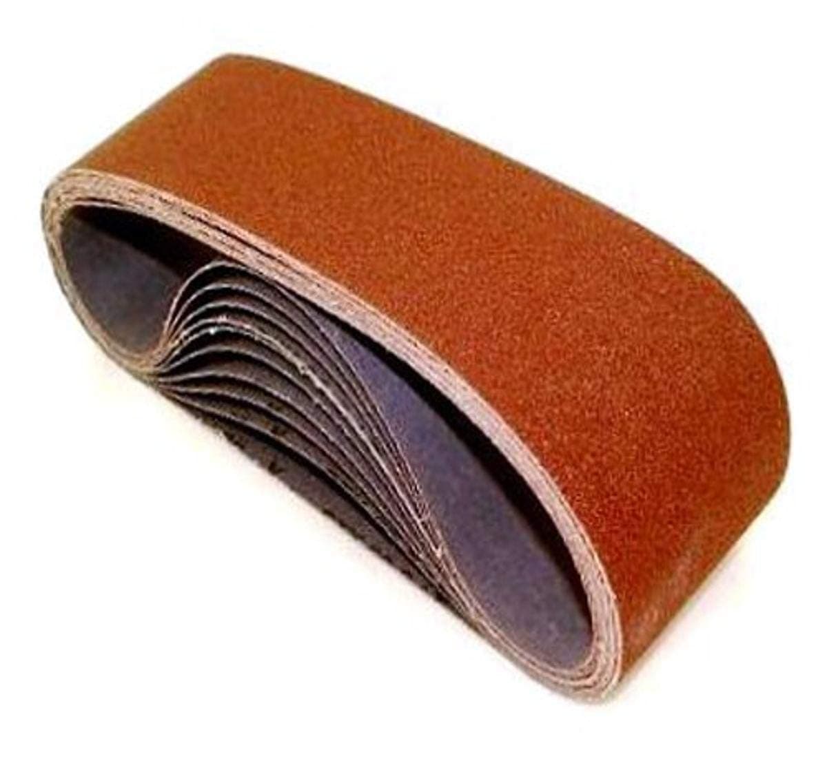 United Abrasives SAIT 1A-X/2A-X Alúmina 3" x 24" 320 Grit, paquete de 10 57513