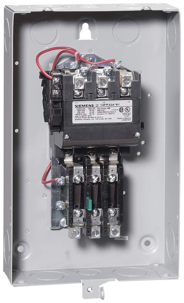 Siemens 14FP12BA81 Arrancador de motor de servicio pesado, gabinete de uso general NEMA 1