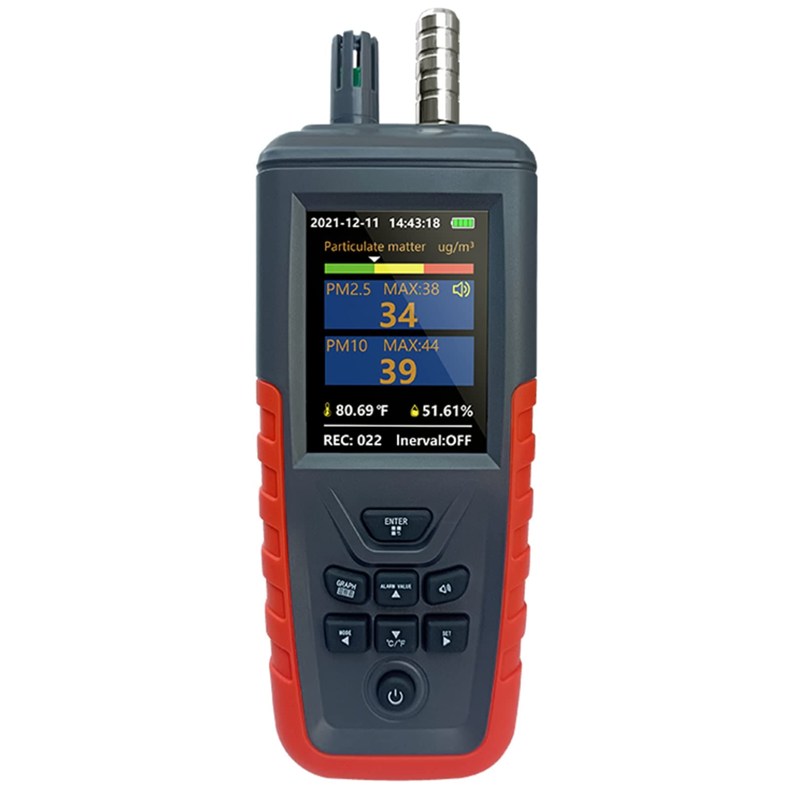 RuchundeBu Air Quality Dust Particle Counter TC-8200