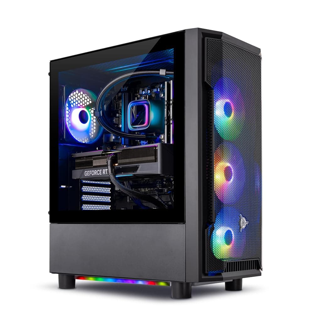 Skytech Shadow Gaming PC con AMD Ryzen 7 5700X, RTX 4060, 1TB NVMe y 16GB DDR4 ST-SHADOW4-0838-B-AM