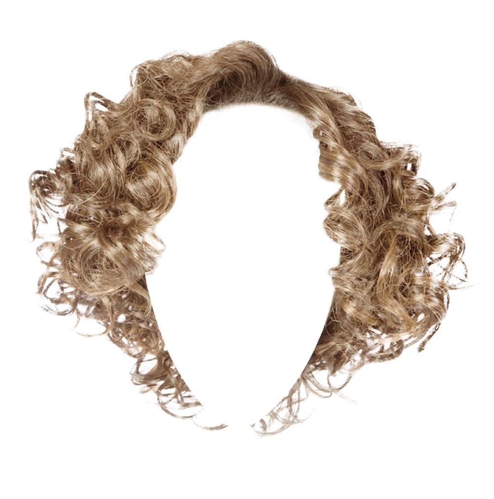 Kimblebeauty Kim Kimble peluca Tierra de Hairuwear con rizos en espiral en capas a la altura del mentón, cofia talle estándar, MC25/88SS Honey