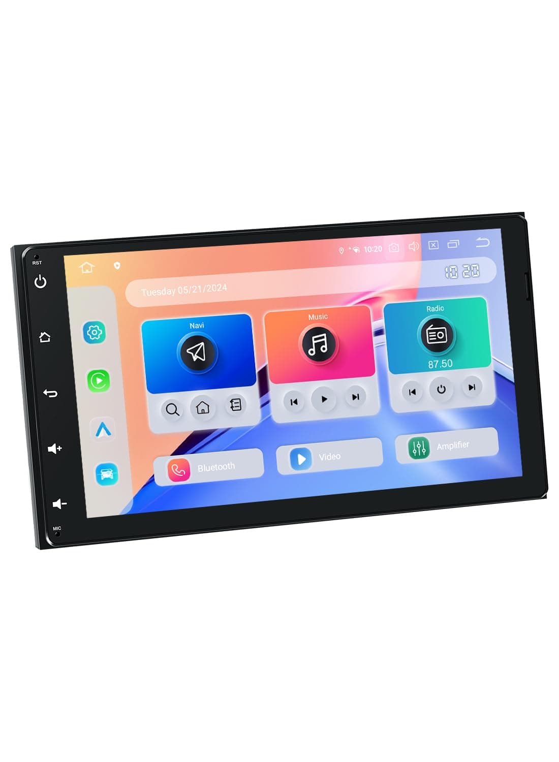 Dasaita estéreo para automóvil de 9" para Toyota Corolla/Tacoma/Sienna/Prius, CarPlay inalámbrico y Android Auto, Android 13, 6GB RAM 64GB ROM, 4G LTE/5G WiFi, navegación GPS, pantalla táctil QLED