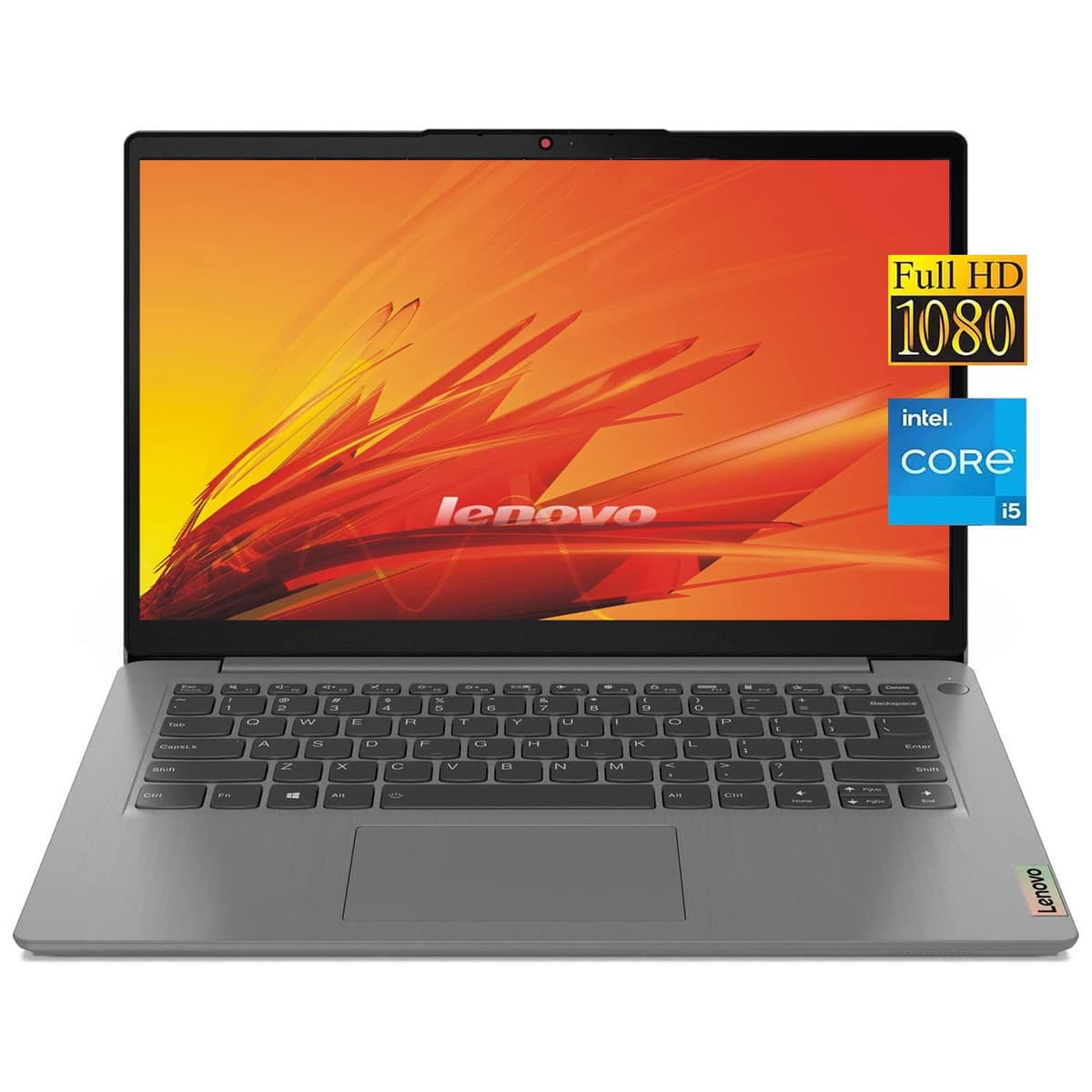 Lenovo IdeaPad 3 2023, Laptop 14" FHD, Intel Core i5-1135G7, 20GB RAM, 512GB SSD, Intel Iris Xe Graphics, Wi-Fi 6, Bluetooth 5.0, Windows 11 Home, Bundle con JAWFOAL