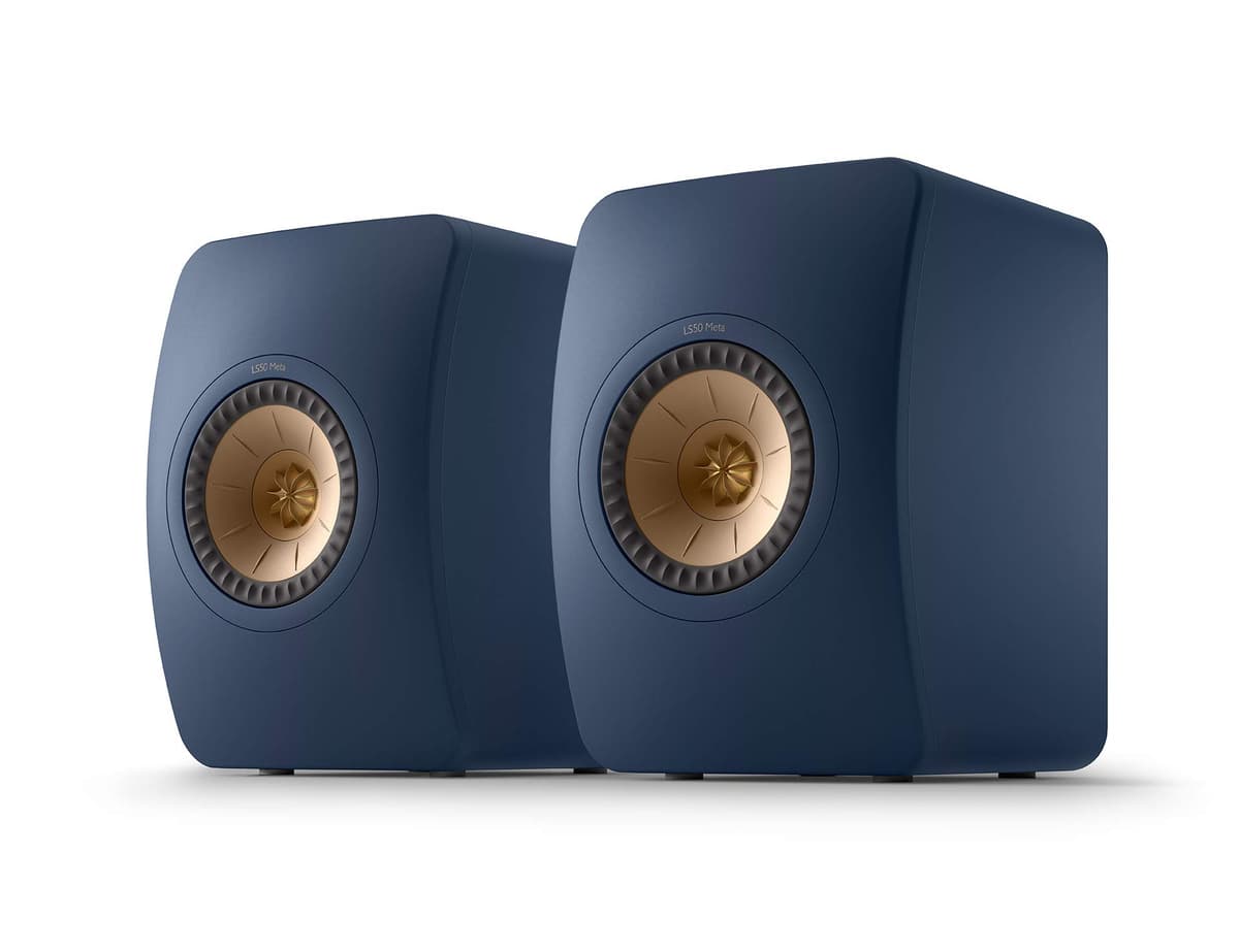 KEF LS50 Meta Altavoces de estantería pasivos - Par (Azul real) LS50METABLUE