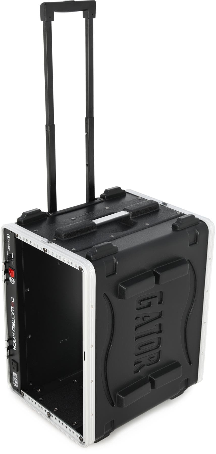 Gator GRR-6PL-US Case Rack Rodante 4U con Fuente y Asa Retráctil GRR-6PL-US