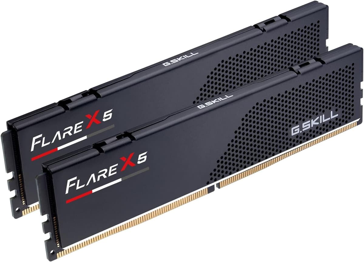 G.SKILL Flare X5 DDR5 128GB (2x64GB) 6000MT/s CL32 Matte Black F5-6000J3244G64GX2-FX5