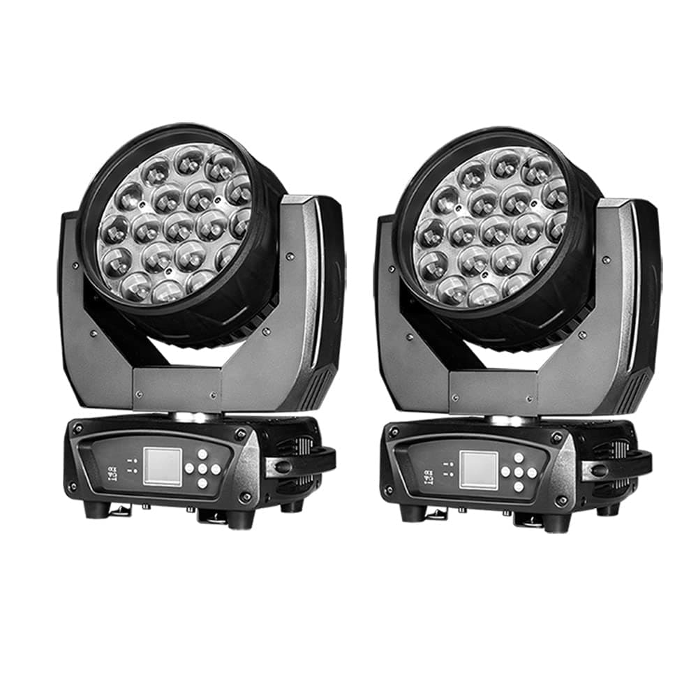 Boulder Pro BL-MW1915ZCW Moving Head 19x15W Zoom Wash Variable White (pack 2) 764690712956