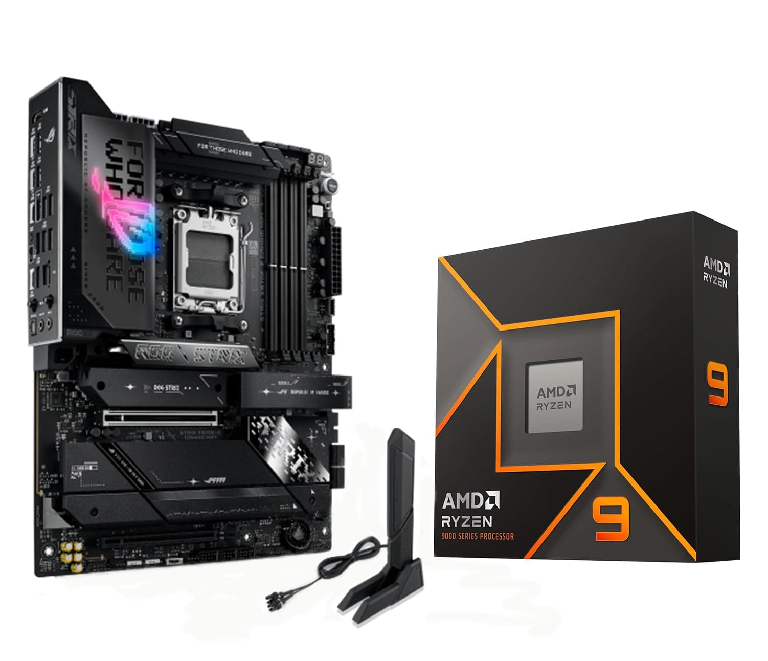Micro Center AMD Ryzen 9 9950X + ASUS ROG Strix X870E-E Gaming WiFi (Combo) 9950XASUSX870EEROGSGAMWF