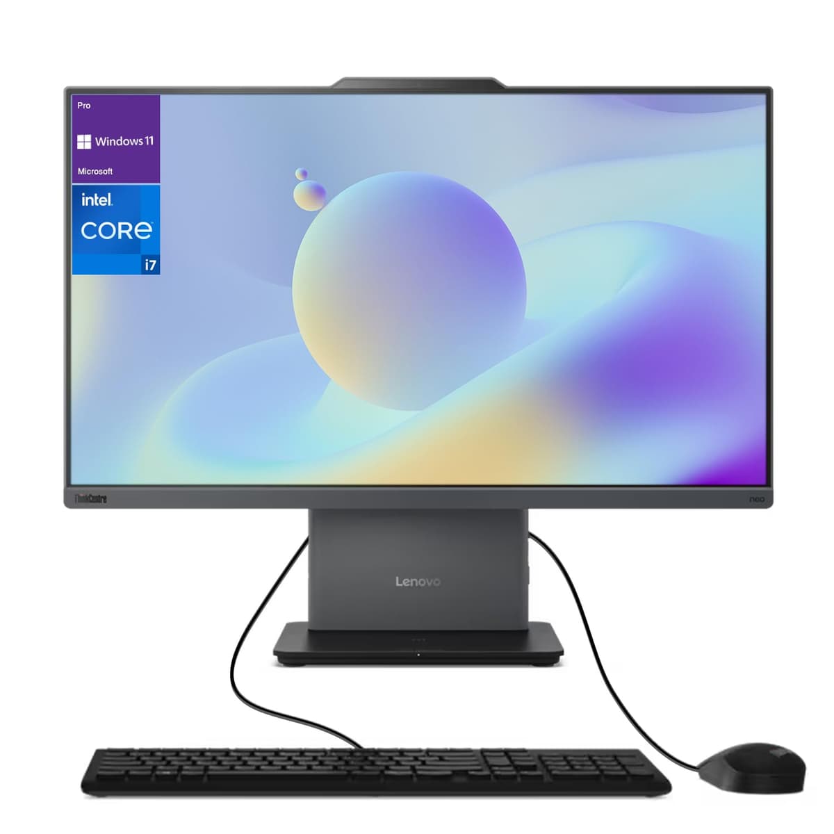 Lenovo ThinkCentre All-in-One 23.8" FHD, Intel i7-13620H, 64GB DDR5, 2TB SSD, Webcam, Wi-Fi 6, Windows 11 Pro 10R8