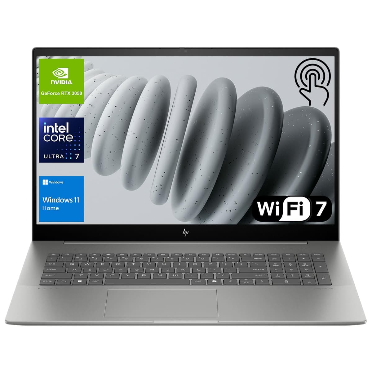 HP Envy 17.3" FHD Touchscreen, Intel Core Ultra 7 155U, RTX 3050, 32GB DDR5, 1TB SSD, Thunderbolt 4, Wi-Fi 7 TPN-Q234